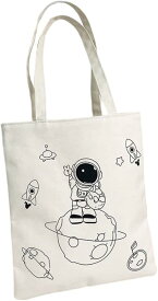 キャンパスバッグ　ショルダーバッグ　A4　大容量　ファスナー付き　手提げ　肩掛け　軽量　かわいい　プリント柄　黒　白　高校生　女子　通学 通勤　トートバッグ　傘入れて　31x35cm