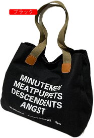 トートバッグ　レディース　大容量　通勤　A4ファイル可　2wayトート　英字プリント　韓国風　おしゃれ　手提げ　肩掛け　軽量　厚手　たっぷり　キャンパスバッグ　マザーバッグ　35x30cm