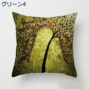 北欧 油絵 クッションカバー ポリエステル 手触り良く 厚手 洗える 45×45cm 1枚 装飾枕カバー シンプル お洒落 花柄 エレガント ソファ背当て 車内 ベッド インテリア雑貨 家庭用 オフィス 座