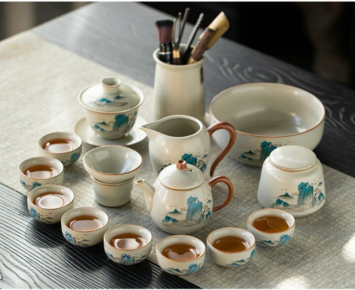 中国茶茶器セット 台湾 茶 セット 陶器 中国 茶器 セット 中国茶器 