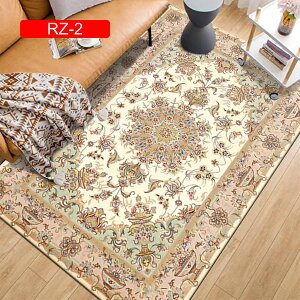カーペット ペルシャ 花柄 ラグマット ボヘミア風 滑り止め付 長方形 柔らかい 絨毯 折り畳み ホットカーペット対応 防ダニ 手触り 耐摩耗性 洗える 室内用 ホール ベッドルーム プレイマッ