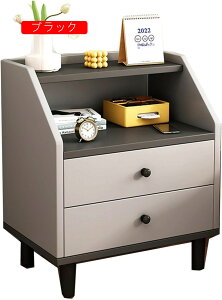 ベッドサイドテーブル 小型サイドテーブル スリム 幅40×奥行30×高さ53cm 引き出し付き おしゃれ コンパクト ベッドの横に置ける ミニテーブル リビング 電話台 ソファサイド ベッドサイド 収