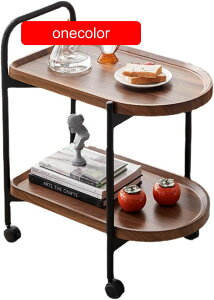 サイドテーブル ナイトテーブル 天然木 小さい おしゃれ 収納棚付き ベット用 リビング ソファサイド 幅55×奥行40×高さ70cm