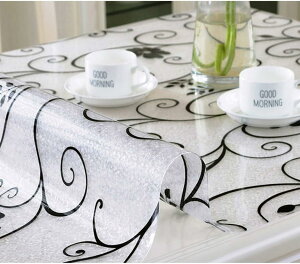 �����e�[�u���N���X PVC�� �r�j�[���}�b�g �h�o�E�h���E�ϋv�E�ϔM �����` �e�[�u���}�b�g �f�X�N�}�b�g �������H ������ɂ��� ����h�~ �������ȒP 2-6�l�|�� �唻 50*100cm �傫