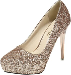 キャバ パンプス 厚底 ストーム ハイヒール パンプス キラキラ パンプス レディース 靴 ピンヒール サンダル 痛くない 滑りにくい 靴 キャバ嬢 結婚式 通勤 卒業式 美脚パンプス 披露宴