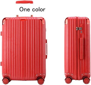 スーツケース キャリーケース 機内持ち込み 35L キャリーバッグ ファスナー式 超軽量 小型 人気 耐衝撃 静音 ダブルキャスター 360度回転 ビジネス 出張 旅行 レッド Sサイズ(1-3泊)