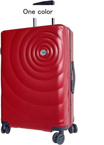 スーツケース キャリーケース 65L キャリーバッグ TSAローク搭載 アルミフレーム 超軽量 大型 耐衝撃 静音 ダブルキャスター 360度回転 人気 おしゃれ ビジネス 旅行出張 レッド Lサイズ