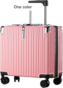 スーツケース キャリーケース 機内持ち込み 30L キャリーバッグ TSAローク搭載 アルミフレーム 超軽量 小型 防水 耐衝撃 静音 ダブルキャスター 360度回転 旅行 ビジネス 出張 ピンク S