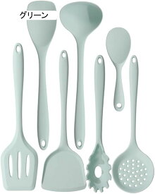 キッチンツール セット シリコン製キッチン用品セット 7点 ホームキッチン調理セット 調理器具 製菓器具 ツール(グレー)