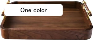 木製トレー フルーツボウル カウンタートップ フルーツと野菜のバスケット お盆 天然木仕上げ ランチトレー バートレイ 定食盆 お盆 お膳 角型 ハンドル付き 滑り防止 和風 収納 おしゃれ