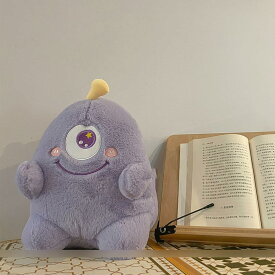 ぬいぐるみ 縫いぐるみ モンスター 化け物 おもちゃ カワイイ 萌え萌え キュート 抱きまくら ふわふわ もちもち もふもふ 添寝 癒し系 女の子 ベビー 居眠り 柔らかい ベッドサイド ソファー 紫