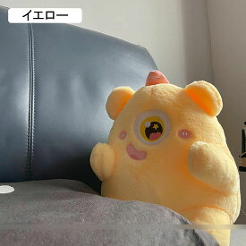 ぬいぐるみ 縫いぐるみ モンスター 化け物 おもちゃ カワイイ 萌え萌え キュート 抱きまくら ふわふわ もちもち もふもふ 添寝 癒し系 女の子 ベビー 居眠り 柔らかい ベッドサイド ソファー 紫