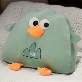 山鶏 キジ ひよこ ぬいぐるみ 抱き枕 おもちゃ 可愛い 萌え萌え 癒し系 背もたれ 寝枕 ふわふわ 柔らかい バレンタインデー お祝い 誕生日 クリスマス ギフト グリーン 45*35cm