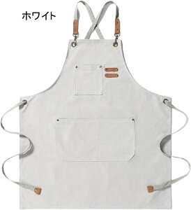 アウトドア エプロン メンズ キャンプ 作業 DIY 職人 シェフ ワークエプロン 前掛け 厚手 綿 キャンバス