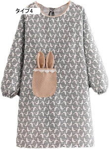 割烹着 花柄 オシャレ タイプ S かわいい 速乾 さらりと軽い 動きやすい 保育士 介護士 レディース ポケット付き 女性用 婦人用 ガーデニング 料理教室 母の日 プレゼント 袖付きエプロン 料