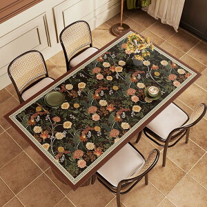 テーブルクロス 撥水 防水 90*150cm レザー調 北欧 アンティーク 正方形 長方形 80 90 160 テーブルカバー インテリア PU お手入れ簡単 多用途 カラー2 おしゃれ シンプル 食