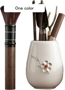 中国茶器 六君子 茶道具 茶器 6点セット 茶筒 茶則 茶入 茶針 茶挟 茶杓 (E)