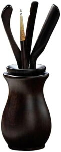 茶道道具 お点前セット 六君子茶道具 収納付き 茶則 茶匙 茶針 茶漏 茶挟 茶筒 中国茶道 日本茶道 茶器セット 実用的 6点セット (A)