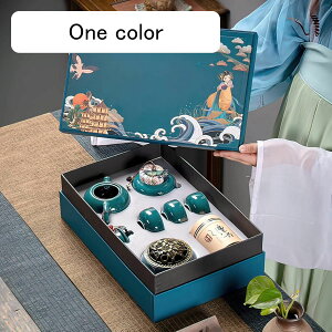 中国茶器セット お茶セット ティーカップ ティーポット セット お茶道具 おしゃれ 功夫茶具 急須セット ギフトセット シンプル中国風徳化窯 陶磁茶具 6点セット 香炉 渦巻タイプ白檀お香 付