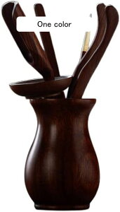 茶道道具 お点前セット 六君子茶道具 収納付き 茶則 茶匙 茶針 茶漏 茶挟 茶筒 中国茶道 日本茶道 茶器セット 実用的 6点セット (B)