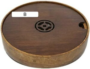 中国茶盤 茶道具 お茶 茶器 茶盆 茶台 カフェ コースター ティー 竹製 小型 丸型 貯水式 ティートレー 貯水式茶盤 茶盤 茶道 中国茶器 茶盆 茶台 来客用 収集 所蔵 收藏 用 オフィス (B