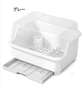 水切りラックキッチンラックかご食器水切り水切りかご食器置き場 水切りスポンジホルダーみずきりかご水切りカゴ キッチン食器棚収納ボックスふた付き台所用品ボウル箸カップ簡単にア