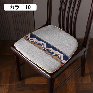 2枚/4枚セット チェアクッション 40*42cm*4 椅子 クッション 紐付き カラー2 シート シートクッション 北欧 おしゃれ ダイニングチェア クッション ダイニングチェア イス 椅子用 チェ