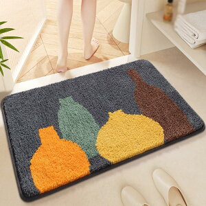 バスマット 吸水速乾 足ふきマット 滑り止め お風呂マット 厚手 ふわふわ マイクロファイバー 素足快適 スタイル6 玄関マット 暖かい 40*60cm おしゃれ 風呂マット 丸洗い可能 厚手 手触り