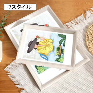 �A�N���� �ؐ� �ؐ��t���[�� �E�b�h �ʐ^���� �ʐ^���� ���Ⴕ�񂽂� �t�H�g�t���[�� �i�`������ �G�� �C���e���A 40.6*50.8 ������� 6�X�^�C�� ��� �t���[�� �c�����p �X�^���h�� ��