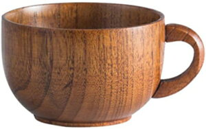 天然木製 マグカップ ブラウン ペア セット 木製 カップ コップ カフェ シンプル プレゼント ギフト 和モダン 割れない 軽い 軽量 漆塗り 父の日 実用的 敬老の日 80代 祖父 祖母 孫から