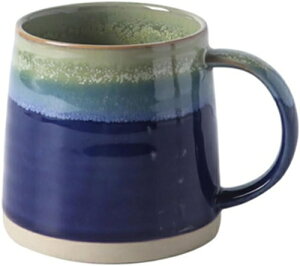 マグカップ 450ml レッド グリーン 陶器 マグ カップ マグ コーヒーカップ 食器 おしゃれ 和食器 450ml*1 和モダン カフェ 北欧 磁器 珈琲 紅茶 ブルー コップ ギフト 新生活 プ