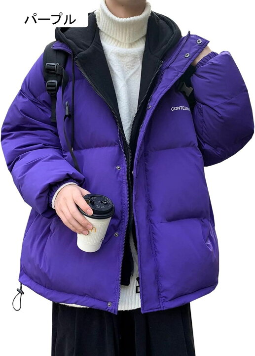 楽天市場】中綿 ジャケット メンズ 冬 厚手 防風 防寒 暖かい フード 