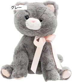 ぬいぐるみ 猫 ネコ 大きいクッション 添い寝 もちもち 萌え 寝かしつけ お誕生日 プレゼント 子供向け 抱き枕 縫い包み クリスマス ベッドサイド 可愛い 柔らか ホワイト 贈り物 バレンタインデ