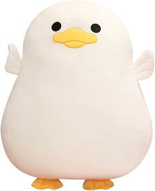 ぬいぐるみ アヒル 抱き枕 大きい 子供の日 クリスマス 子供向け お祝い ふわふわクッション 縫いぐるみ ホワイト 癒し系 40cm かわいい ベッドサイド ハロウィン 人形 可愛い 誕生日 プレゼ