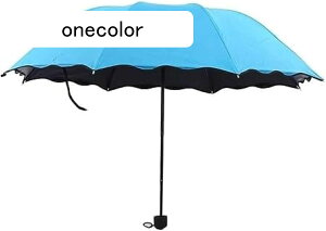 折りたたみ傘 傘傘ニューレディプリンセス魔法の花ドームパラソル太陽/雨折りたたみ傘無地女性透明傘 ポータブル ワンタッチ自動開閉 婦人雨用折りたたみ傘水玉 日傘兼用雨傘 ギフト 10本