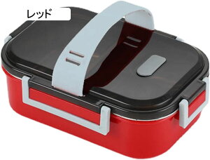 弁当箱 700mlランチボックス ステンレス鋼 お弁当箱 保温 漏れ防止 オフィス 学校 アウトドア 女性 男子 保温 通勤 通学 (レッド)