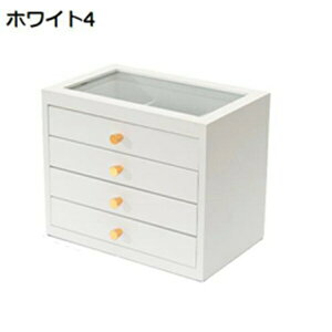 ジュエリーボックス ジュエリーケース 大容量 木製 引き出し 2段 ピアス ネックレス 指輪置き リング 宝石箱 小物入れ アクセサリーケース 防塵 プレゼント おしゃれ