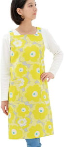 fabrizm キッチンエプロン ひざ丈 パポーラ 日本製 母の日 ワークエプロン 料理教室 保育士 おしゃれ かわいい ギフト バッククロス 北欧 花柄 名入れ刺繍OK ブランド Enjoy Shopping