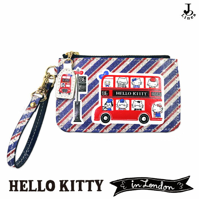 【メール便可】SANRIO,サンリオ,英国,London,ハローキティ,ミニポーチ,日本製,ハンドメイド