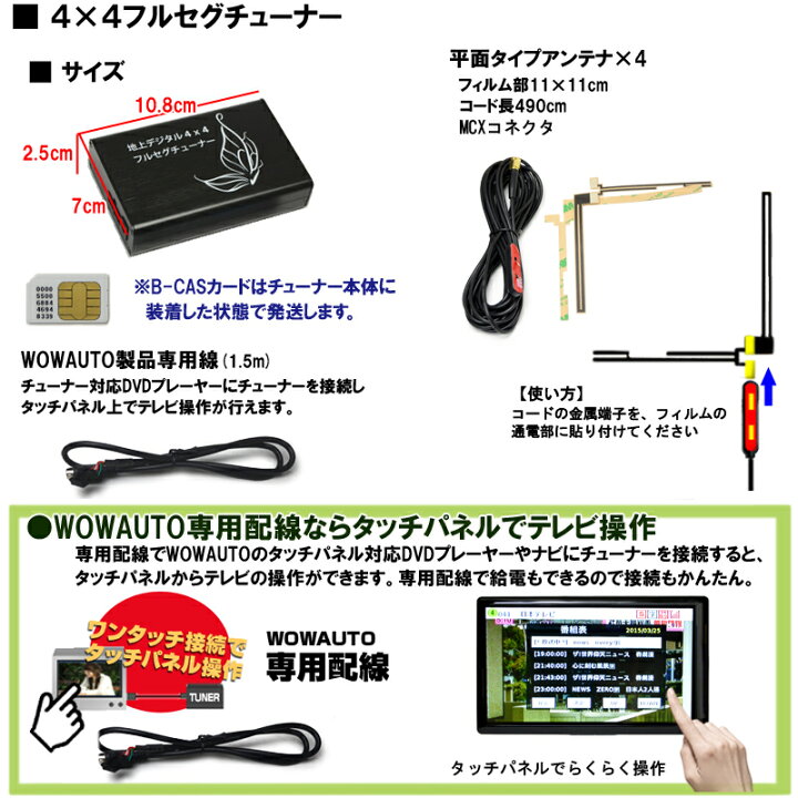 楽天市場】地デジCPRM対応 2024年春版3年間無料 1DINインダッシュ 8G 