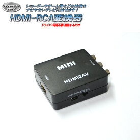 [送料無料]HDMI入力をコンポジット出力へ変換 1080P対応 変換コンバーター ドライバHDMIからRCA変換