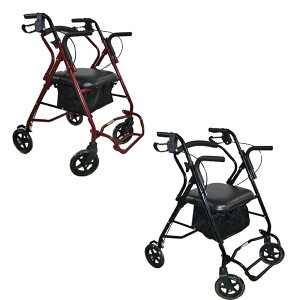 【お買い得】軽量わずか、4KG 介助用車椅子 シルバーカーにもなる 折り畳み式 介助ブレーキ付き 超軽量 コンパクト 持ち運びやすい キャリー ノーパンクタイヤ 折りたたむペダル アームレ
