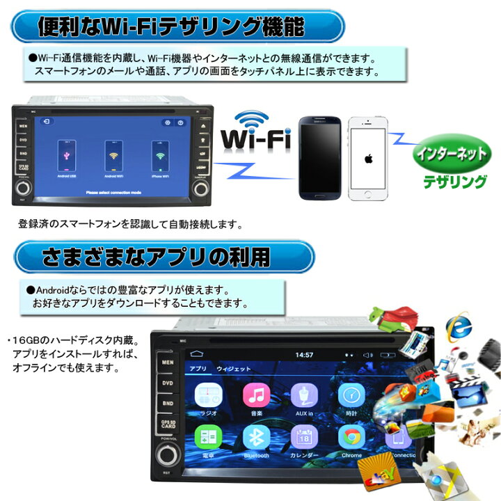 楽天市場】【トヨタ ダイハツ専用モデル 一年間保証】7インチ 