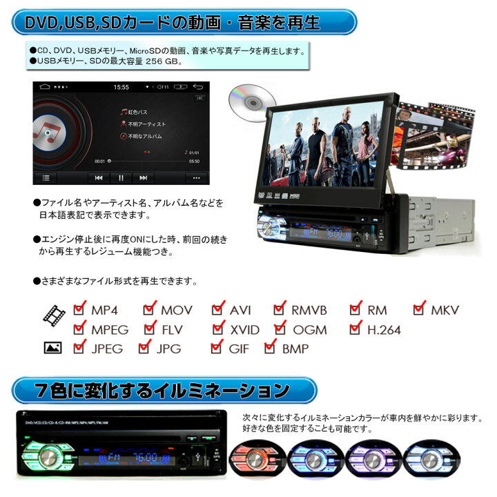 楽天市場 一年間保証 車載 1din カーナビ 1din 7インチdvdプレーヤー タッチパネル Android9 0 音声案内 ラジオ Sd Bluetooth 16gb スマートフォン Iphone Wifi 無線接続 D36 ナビ インダッシュ モニター 車用ナビ Wowauto ｊｏｎｊｏｎ