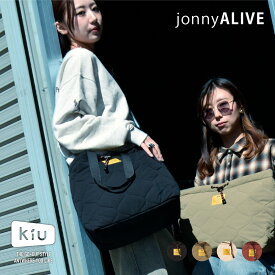 【9日20時～★先着全品半額クーポン】 kiu トートバッグ パデッド ドロスト a4 横 レディース ユニセックス 男女兼用 おしゃれ 撥水 はっ水 キルティング アウトドア キウ パデッドトートバッグ K475 かるい 軽量 PC 仕事用 ビジネス シンプル かわいい fw