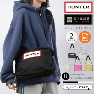 �y�����`�|�����ő�1000�~OFF�N�[�|���z �n���^�[ �΂ߊ|�� �o�b�O HUNTER TRAVEL RIPSTOP NYLON SACOCHE(�g���x�� ���b�v�X�g�b�v ���T�C�N�� �i�C���� �T�R�b�V��) �n���^�[ �V�����_�[�o�b�O LOGO �v��
