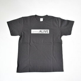 【24日20時～★先着半額限定クーポン】 送料無料 jonnyALIVE ロゴ Tシャツ S M L LL 黒【メール便6】 P11 プレゼント ポイント消化 母の日