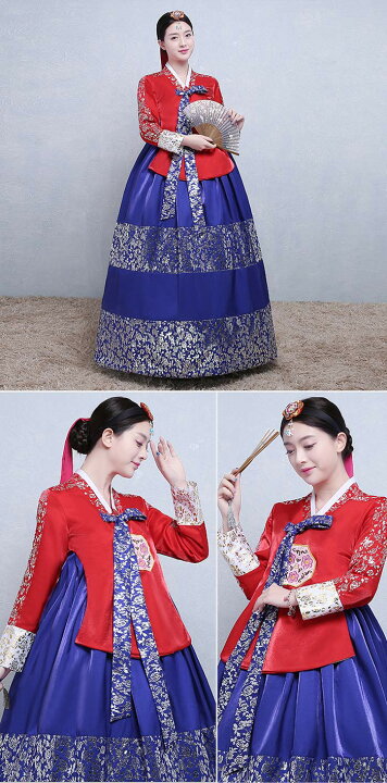 楽天市場】韓国民族衣装 チマチョゴリ 韓服 刺繍 プリント 豪華 大人用 