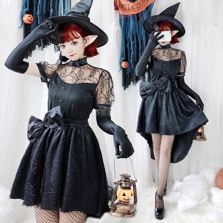 楽天市場 ハロウィン コスプレ 魔女 デビル 仮装 衣装 小悪魔 魔女 魔法使い コスチューム コスプレ 衣装 魔法少女 ハロウィン 仮装 ハロウィン 衣装 コスプレ デビル 吸血鬼 悪魔 コスプレ コス 可愛いレース ハロウィン 衣装 レディース 大人用 忘年会 新年会 Joon