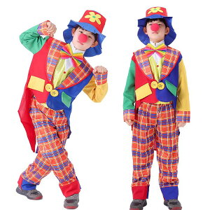 ハロウィンコスプレ ピエロ服 衣装 子供用 ピエロ衣装 コスチューム仮装 演出服 クリスマスコスプレ 仮装 ハロウィン 衣装 キッズ コスプレ コスチューム 子供 男の子 子供服 学園祭 文化祭